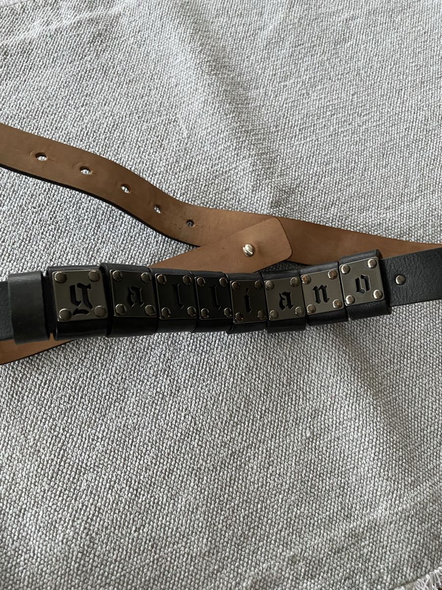 Cinture: John Galliano Leder Gürtel – Nuovo e nell'imballaggio originale da Rorschach venduto da lvi_p29s 8