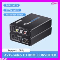 AV S Video CVBS zu HDMI Konverter Upscaler HD 3RCA zu HDMI A
