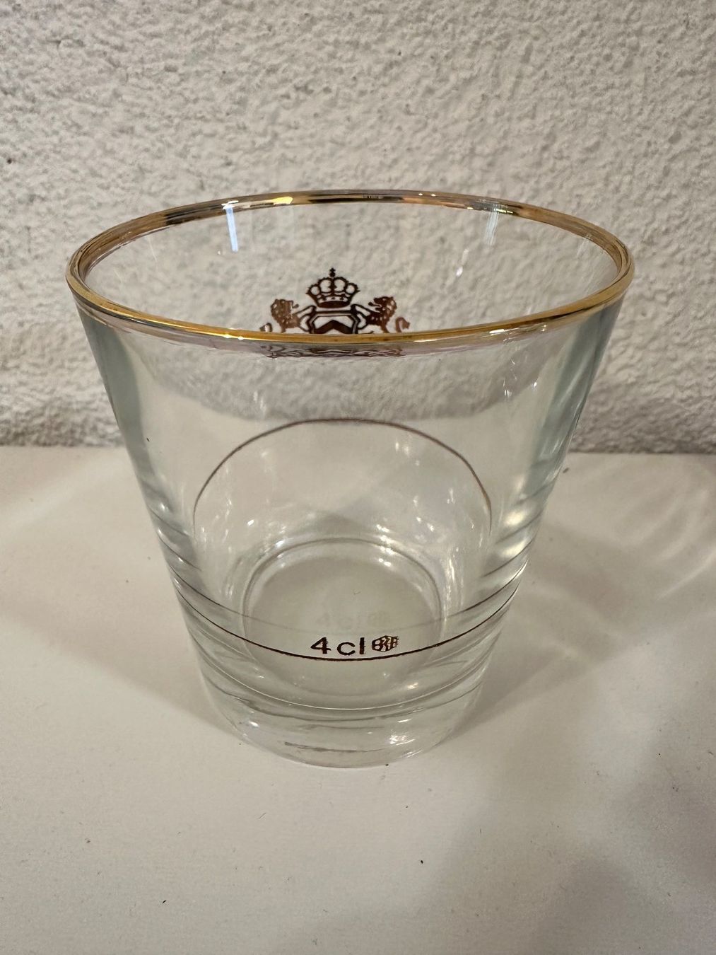 Gläser: 6 Whisky- oder Cognacgläser mit Goldrand – Gebraucht aus Bülach von Jubet 1
