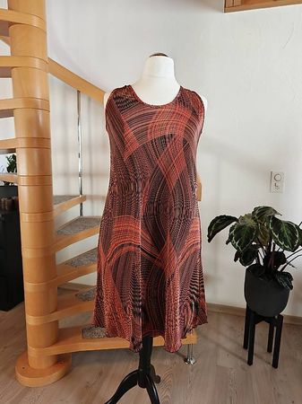 Farbenfrohes Kleid 44 46 XL 