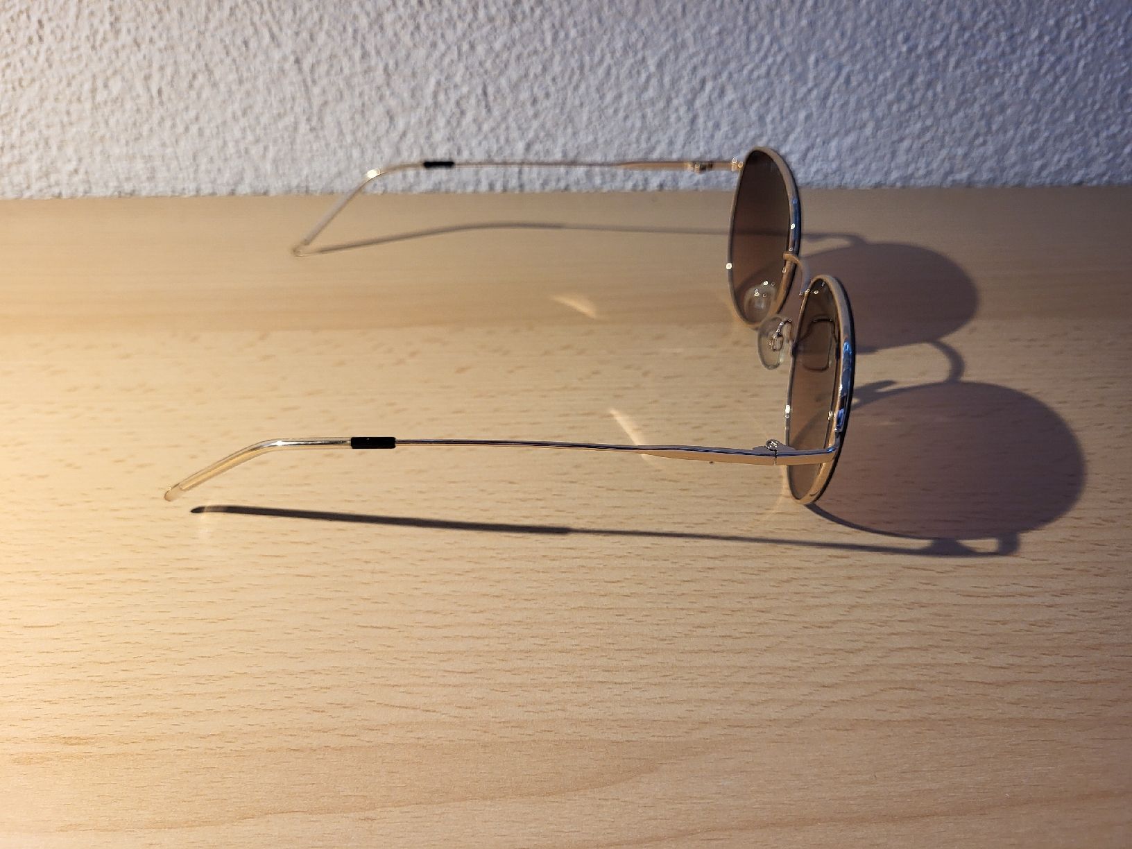 Brillen & Gläser: Sonnenbrille rund braun-rosa Metall – Neu (gemäss Beschreibung) aus Steinen von mel_b6tb 2