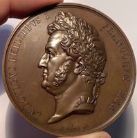 Médaille Antoine Bovy Genève 1834 peinture d’Espagne Louvre