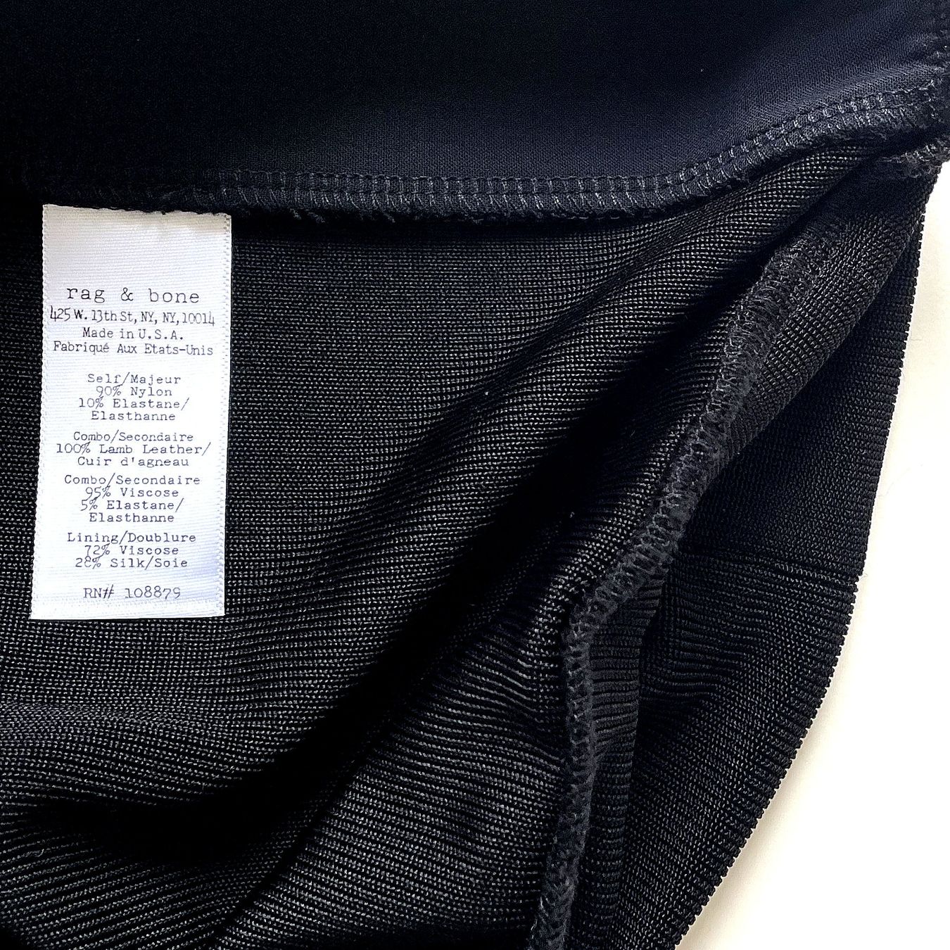 Maglioni & Felpe: Pullover rag & bone XS schwarz-anthrazit m. Leder kombiniert – Nuovo (secondo la descrizione) da Brüttisellen venduto da Buxus 5