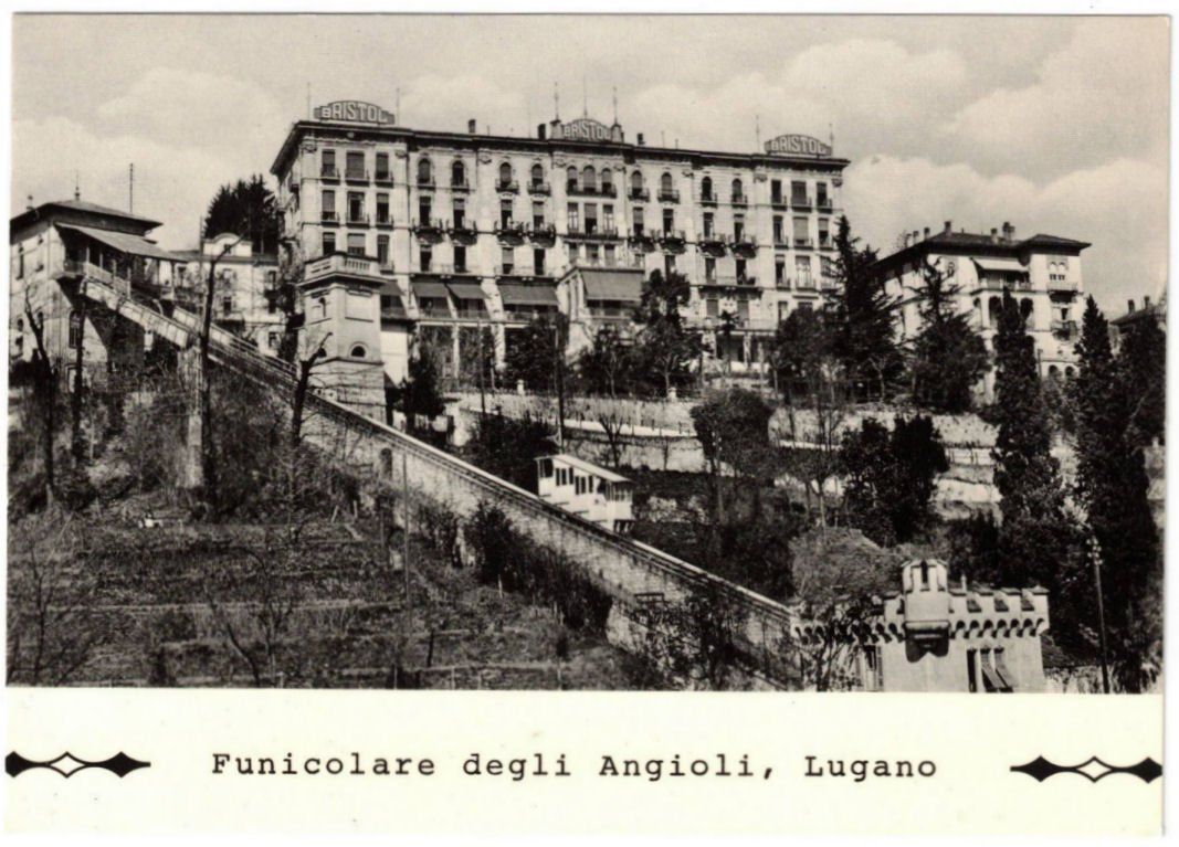 Ansichtskarten: Lugano - Standseilbahn degli Angioli – Gebraucht aus Binningen von Mountainrider