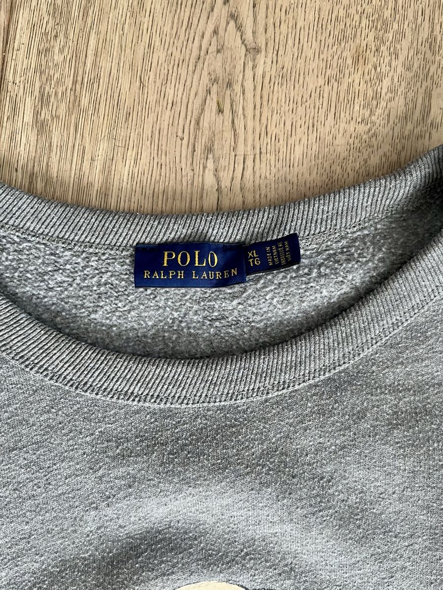 Polo Ralph Lauren Pulls & Sweat-shirts: Polo Ralph Lauren Pullover Bär Grösse XL grau – D'occasion à Laufenburg par samba1978 1