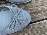 Scarpe da donna: Varese Ballerinas, hellblau Leder Gr. 36 – Usato da Füllinsdorf venduto da Sunnebliemli7 6