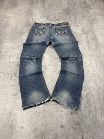 Vintage Miss Me Style Bootcut Low Waist Jeans (L)