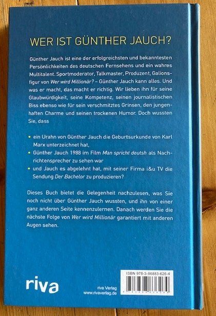 Bücher: Günther Jauch Biographie – Neu (gemäss Beschreibung) aus Orselina von Vrenegonde 1