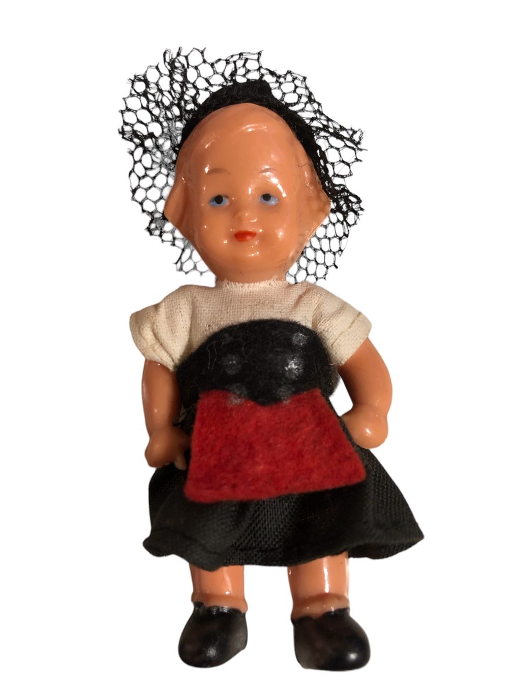 Bambole: Püppchen 8 cm gross, alt, aus Kunststoff – Usato da Pratteln venduto da Dollshop