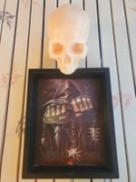 Grim Reaper Bild mit Totenkopf Kerze 💀🕯️🔥