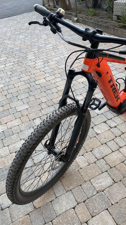 Trek e deals bike orange