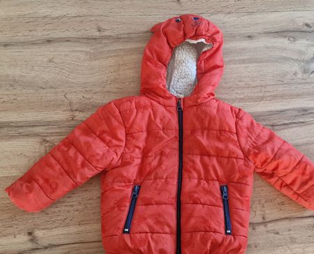 Kinder Winterjacke mit Kaputze Gr. 80