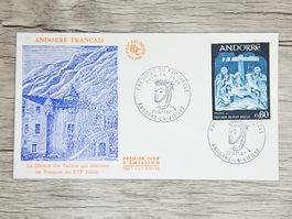 CL05 Enveloppe + Timbre Andorre 1967