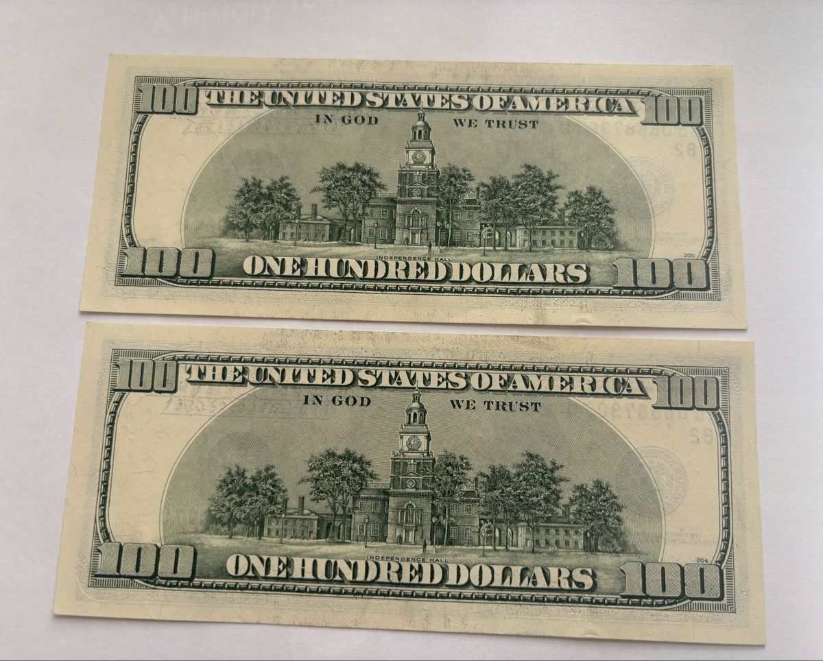 Banconote: USA 2 billets 100$ consécutifs 1996 – Nuovo (secondo la descrizione) da Le landeron venduto da santa_99 1