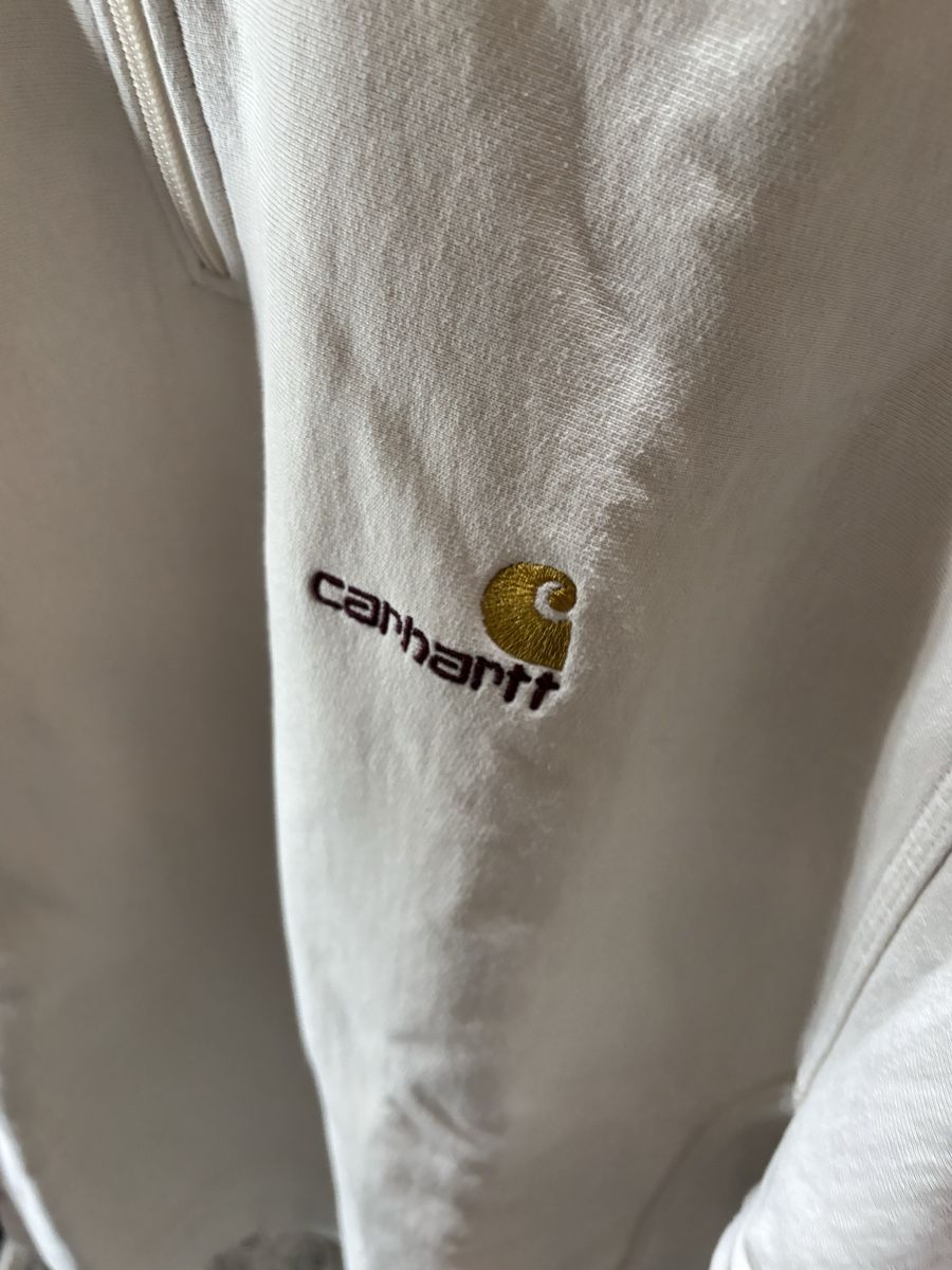 Carhartt Pullover & Sweatshirts: The Carhartt WIP Half Zip American Script Sweatshirt  – Neu (gemäss Beschreibung) aus La Chaux-de-Fonds von joa_jk5g 1