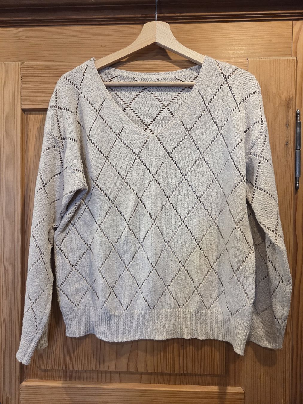 Maglioni & Felpe: Sommerlicher Strickpullover in Beige, Grösse M – Usato da Herbetswil venduto da ursjoel