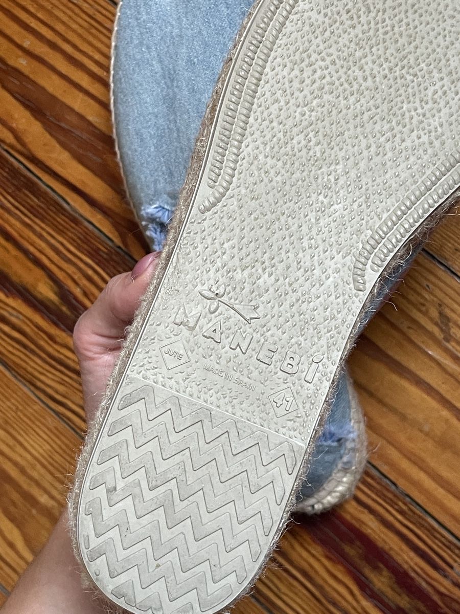 Damenschuhe: Espadrillas MANEBI jeans – Neu (gemäss Beschreibung) aus Zürich von VFC161 3
