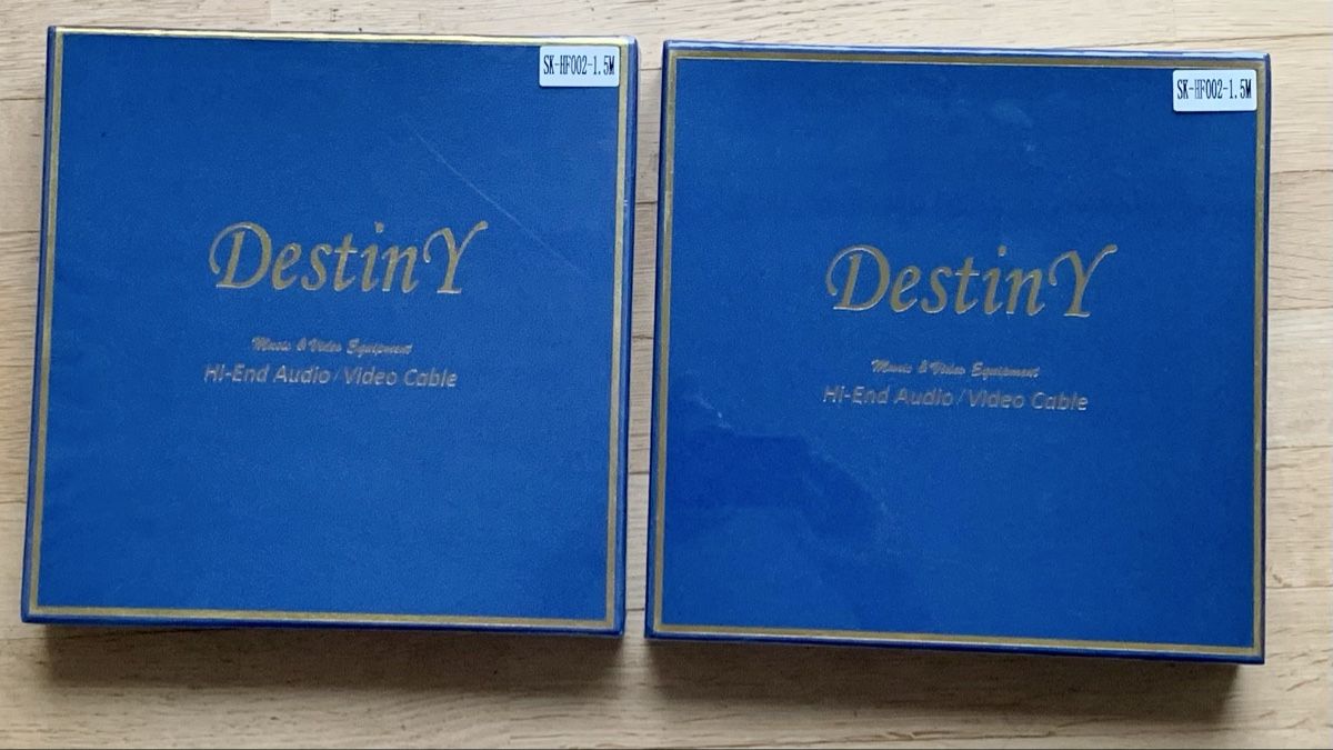 Kabel: DestinY Hi-End Audio/Video Kabel - Neu! – Neu und originalverpackt aus Zürich von Fieber 1