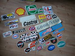 70er Jahre Formel 1 / Racing Abziehbiler Aufkleber Sammlung