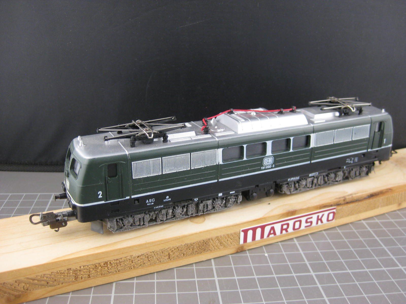 Lima Modellini di ferrovie: Lima DB BR 151 grün, ohne OVP – Usato da Malters venduto da Marosko 3