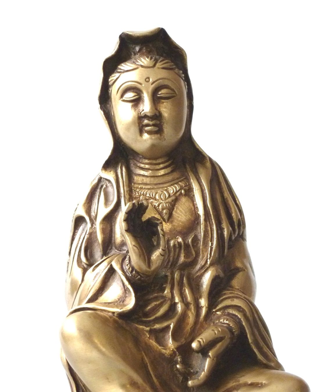 Sculture & Statue: Kuan Yin - Messing-Figur – Nuovo e nell'imballaggio originale da Mauren venduto da Yeelen 6