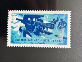 Schweiz 1940 Soldatenmarke Sch.Mot.Kan.Abt.4 Bttr 107,108