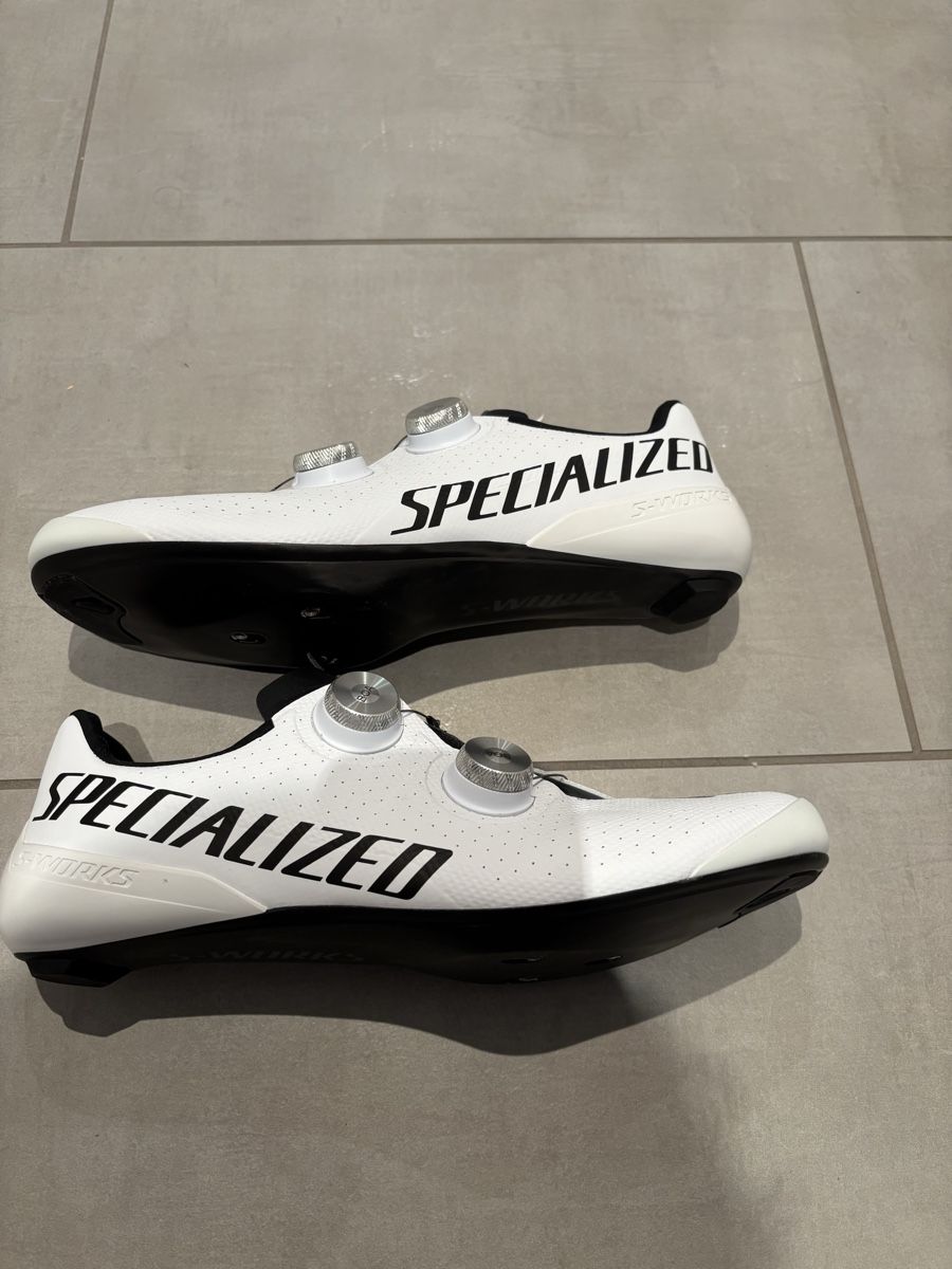 Specialized Scarpe da uomo: Specialized S-Works Torch schuhe - Weiss Team – Nuovo e nell'imballaggio originale da Frasnacht venduto da Coccobello35 1