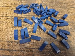 lego 50950 lot de 40 pièces Dark Blue Slope, Curved 3 x 1