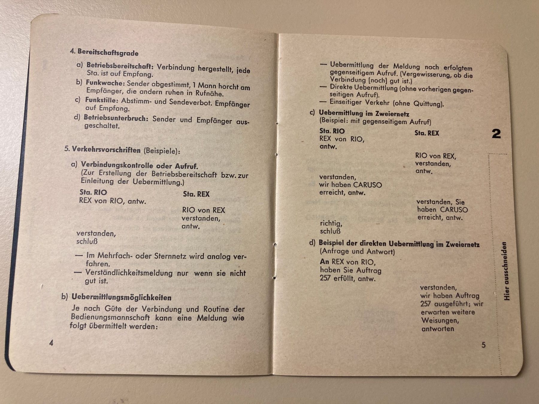 Libri: Reglement: Telephonie - Schweizer Armee – Usato da Brütten venduto da Hst1 2