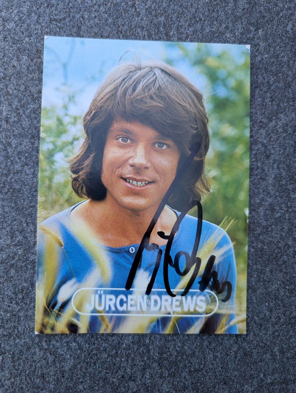 Autografi: Jürgen Drews, handsigniert – Usato da Buchs ZH venduto da Fussballfredi