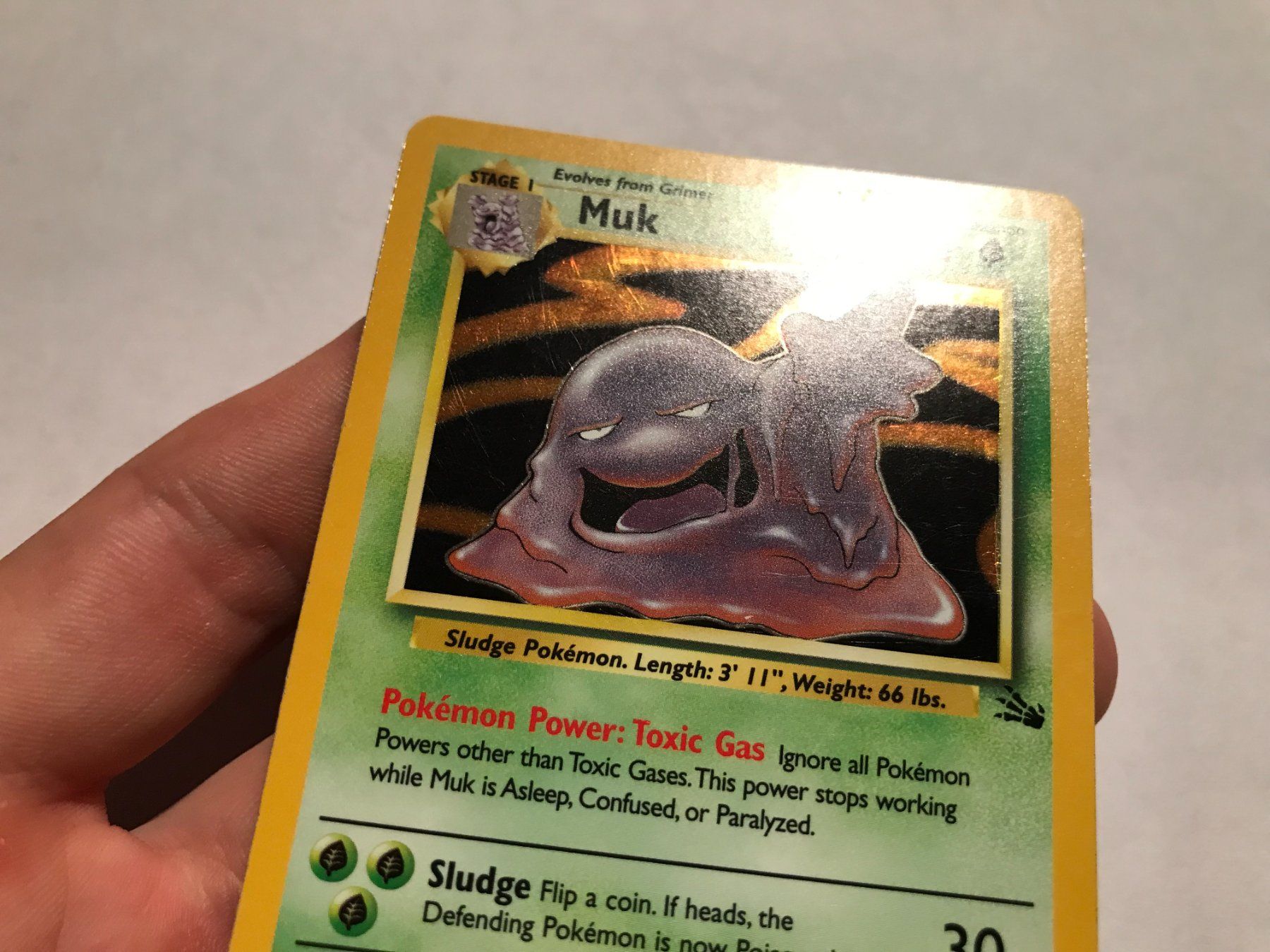 Pokémon Carte collezionabili: Muk holo Fossil EN – Usato da Hagendorn venduto da Pokecollectorch 4