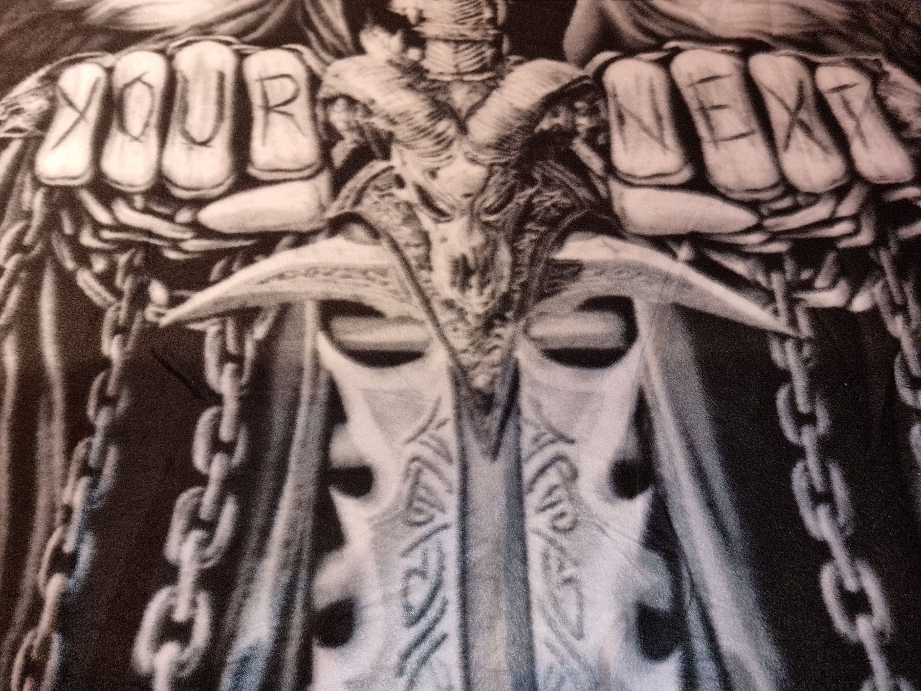 Coperte: Fleece Decke 127x152cm neu – Nuovo (secondo la descrizione) da St.Gallenkappel venduto da RocknSkull 8