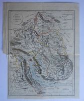 Der Canton Zürich. Kupferstichkarte von 1819.