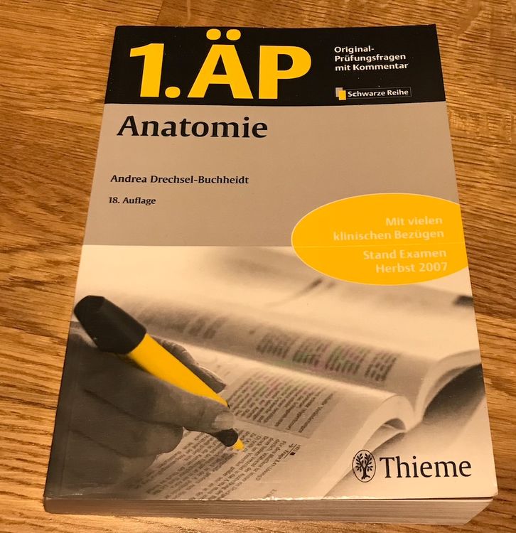 1. ÄP Anatomie - Prüfungsfragen - Medizin - Thieme | Kaufen Auf Ricardo