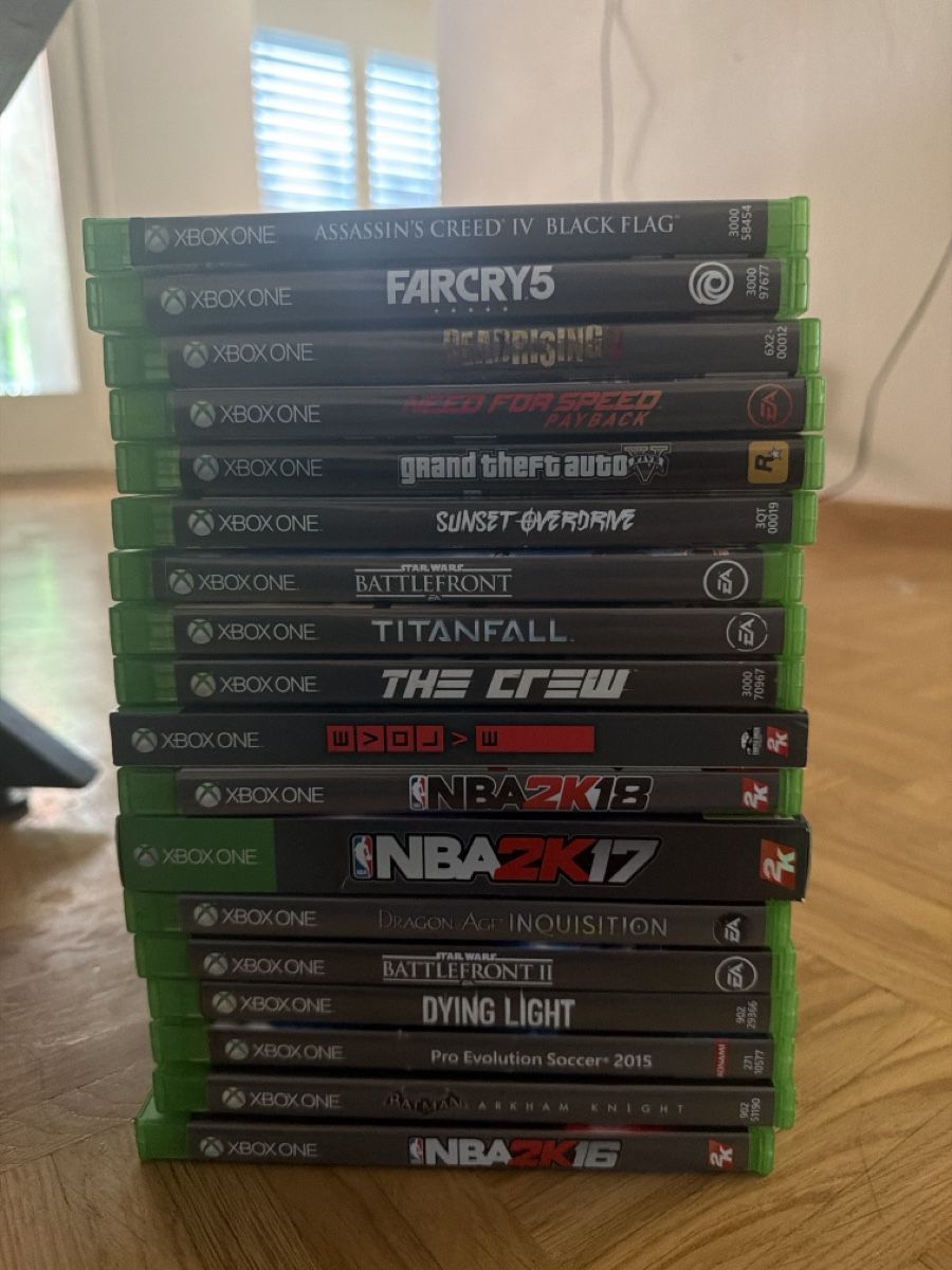 Spiele: 18 jeux XBOX ONE  – Gebraucht aus Estavayer-le-Lac von JPMendes27