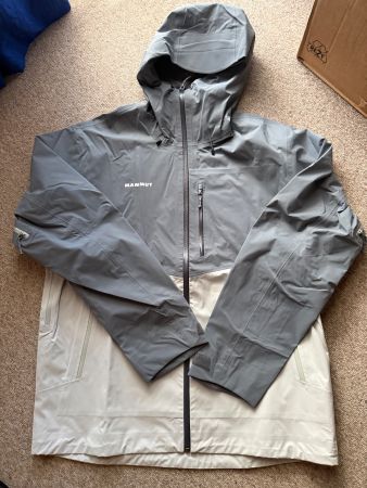 Neue Mammut Alto Guide HS Hooded Jacke, Herren, Gr. XL, grau