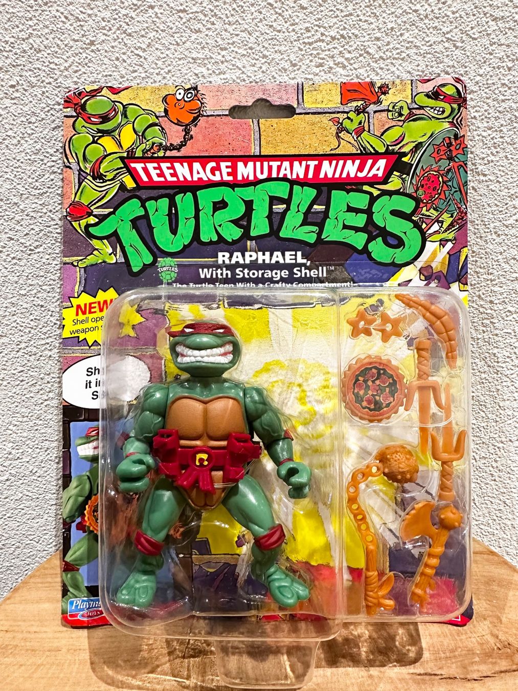 Neu tmnt 1991 Playmates Ninja Turtles Raphael Storage Shell (Neu und ...