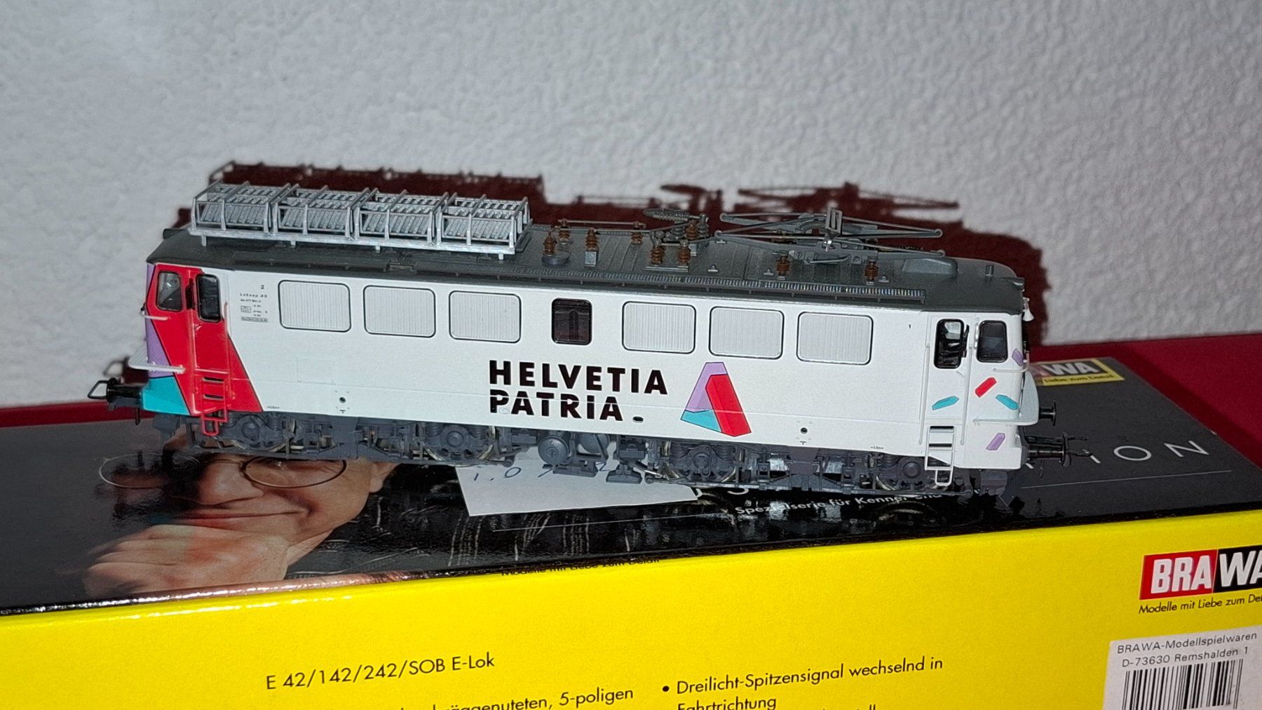 Brawa Modellini di ferrovie: Brawa : Ae 477 " Helvetia Patria " AC, Digital – Usato da Märwil venduto da Siebenzipfel