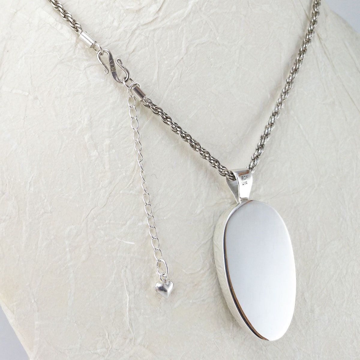 Ketten: Boulder Opal Anhänger mit Silber Kordelkette – Neu und originalverpackt aus Meilen von Byrd-bijoux 3