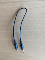 3.5mm Klinkenkabel 30cm Schwarz für Stereo Audio Übertragung