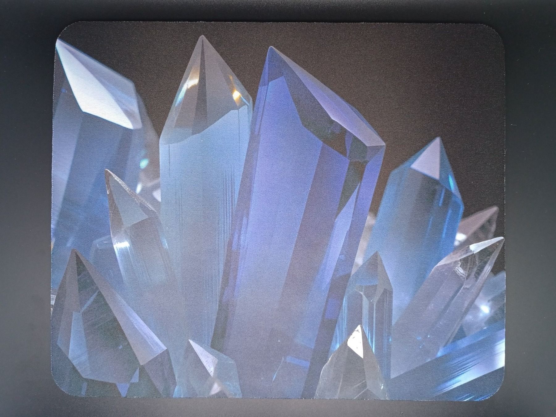 Tappetini per mouse: Mausmatte "Blue Crystal" / Mousepad NEU – Nuovo e nell'imballaggio originale da Turbenthal venduto da enjak