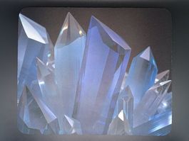 Mausmatte "Blue Crystal" / Mousepad NEU