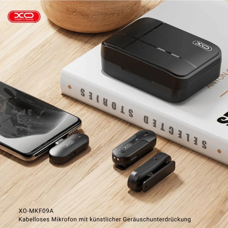 Microfoni: XO MKF09A Typ-C Wireless Lavalier Mikrofon mit Case – Nuovo e nell'imballaggio originale da mägenwil venduto da xostore.ch 5