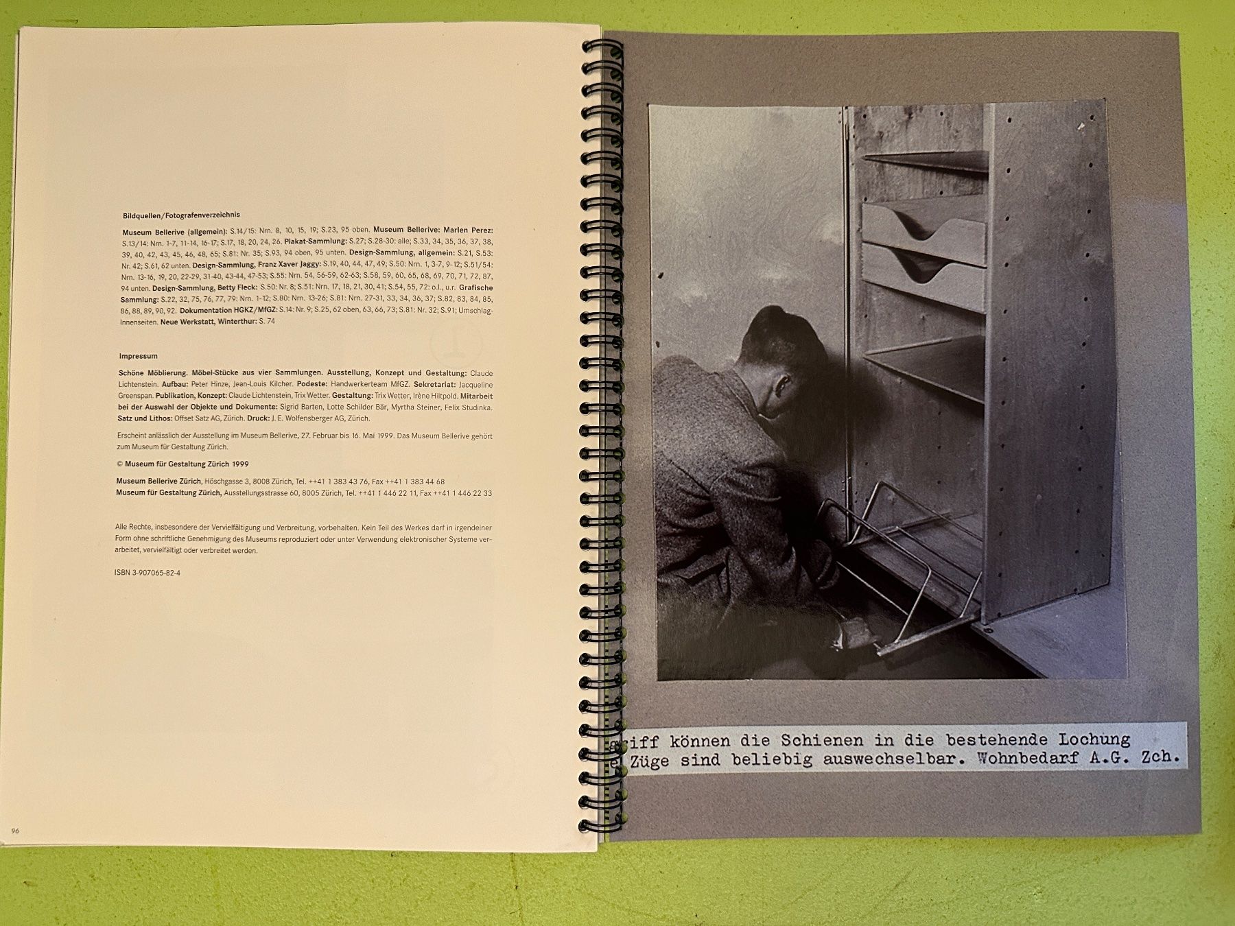 Libri: Claude Lichtenstein: Schöne Möblierung. – Nuovo e nell'imballaggio originale da Zürich venduto da allp 8