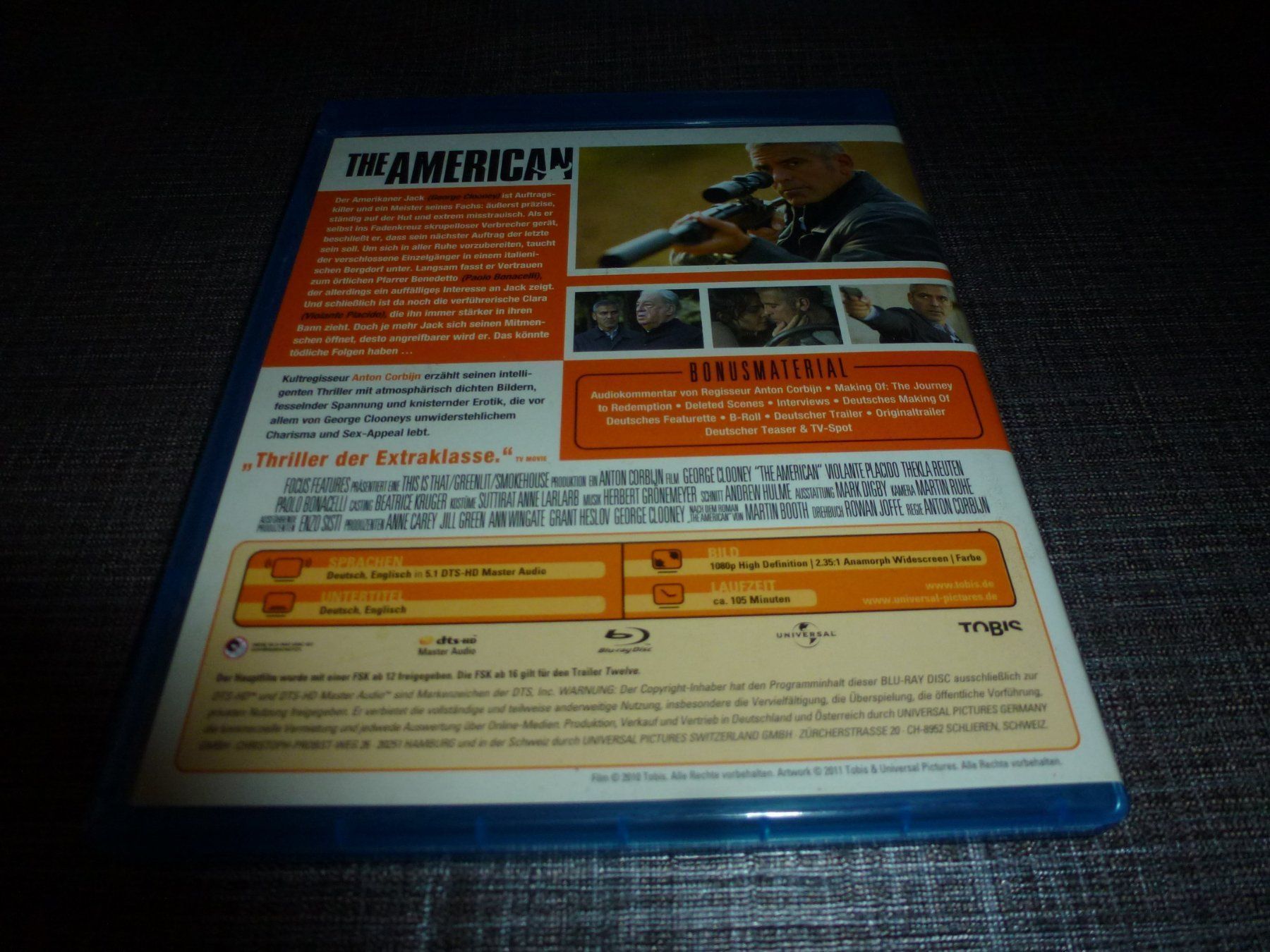 Tutti i DVDs: The American (BLU-RAY) – Usato da Olten venduto da Disc-Verkauf 2