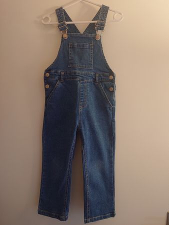 Kinder Jeans-Latzhose, Grösse 98