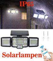 Solarlampen mit Fernbedienung für Außen