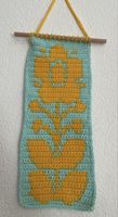 Crochet wall hanging