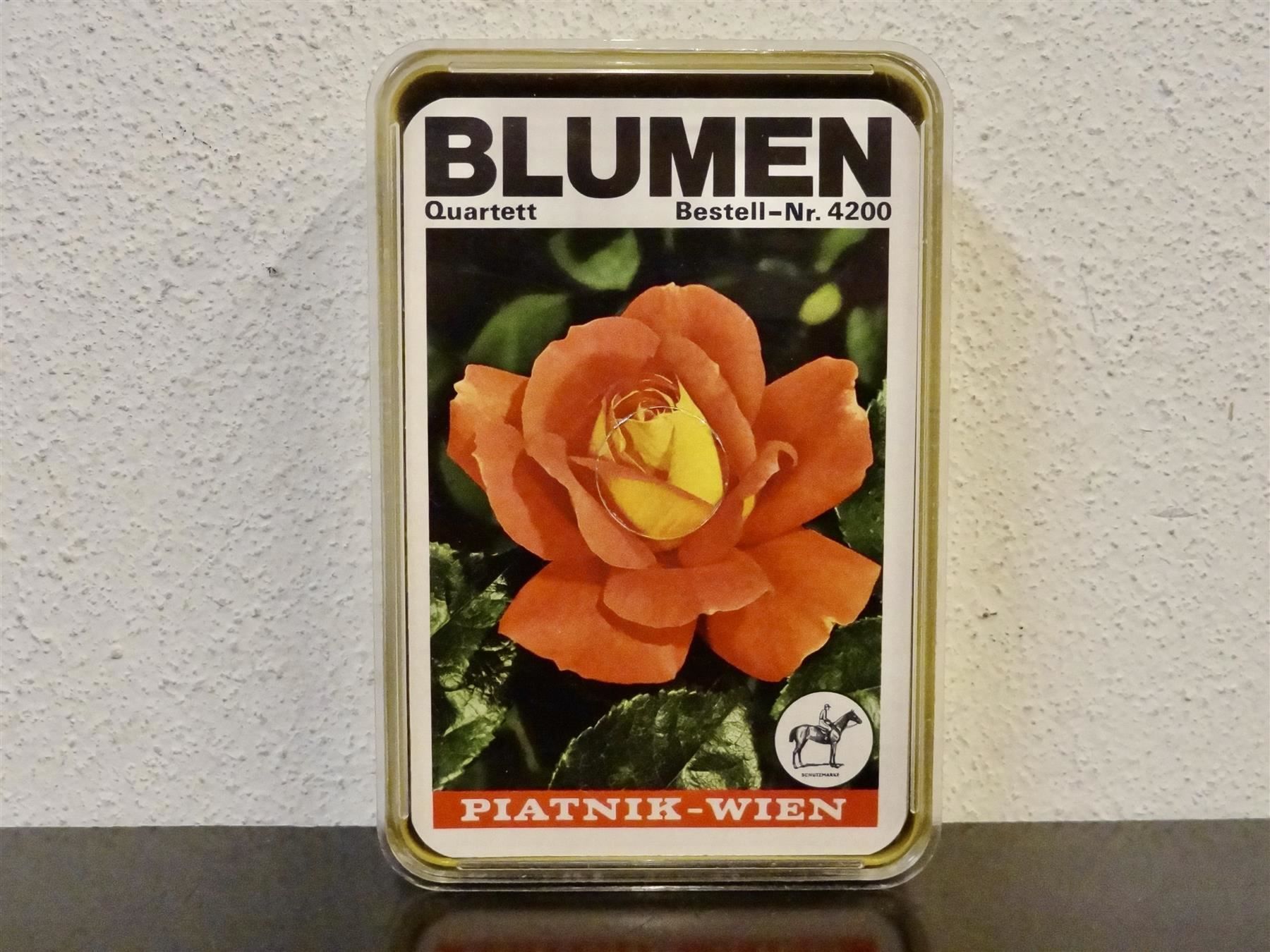 Giochi: altes Quartett BLUMEN-QUARTETT BLUMEN – Usato da Kerzers venduto da wisaundso