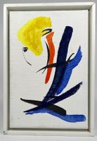Gemälde: Blaue Inspiration Eitempera auf Leinwand